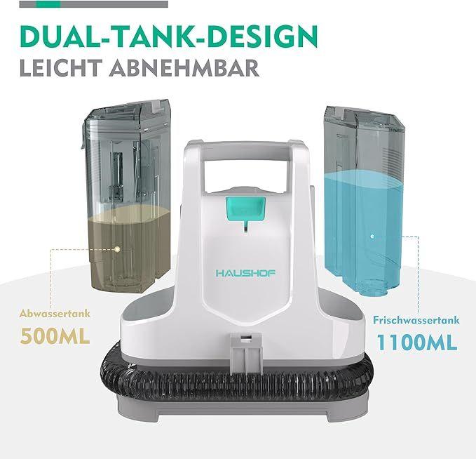 Teppichreiniger mieten & vermieten - Staubsauger Nasssauger für Teppich Sofa Läufer Polster Treppe Auto 400 W 85 dB Weiß/Grau in Elsdorf (Rheinland)