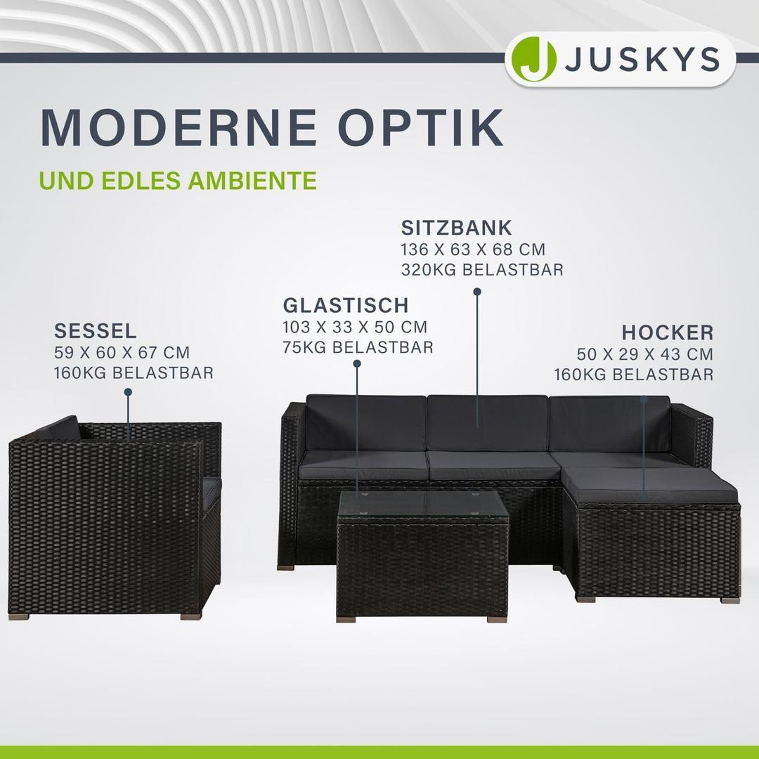 Messemöbel mieten & vermieten - Sitzgruppe Messemöbel Polyrattan Lounge Sofa für 5 Personen Komfortecke für Ihre Kunden in Elsdorf (Rheinland)