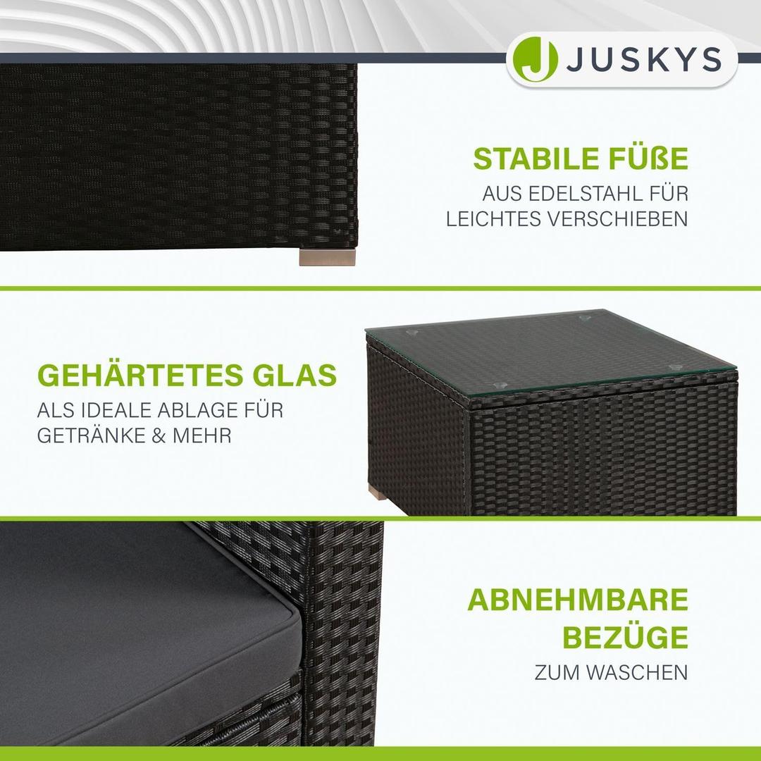 Messemöbel mieten & vermieten - Sitzgruppe Messemöbel Polyrattan Lounge Sofa für 5 Personen Komfortecke für Ihre Kunden in Elsdorf (Rheinland)
