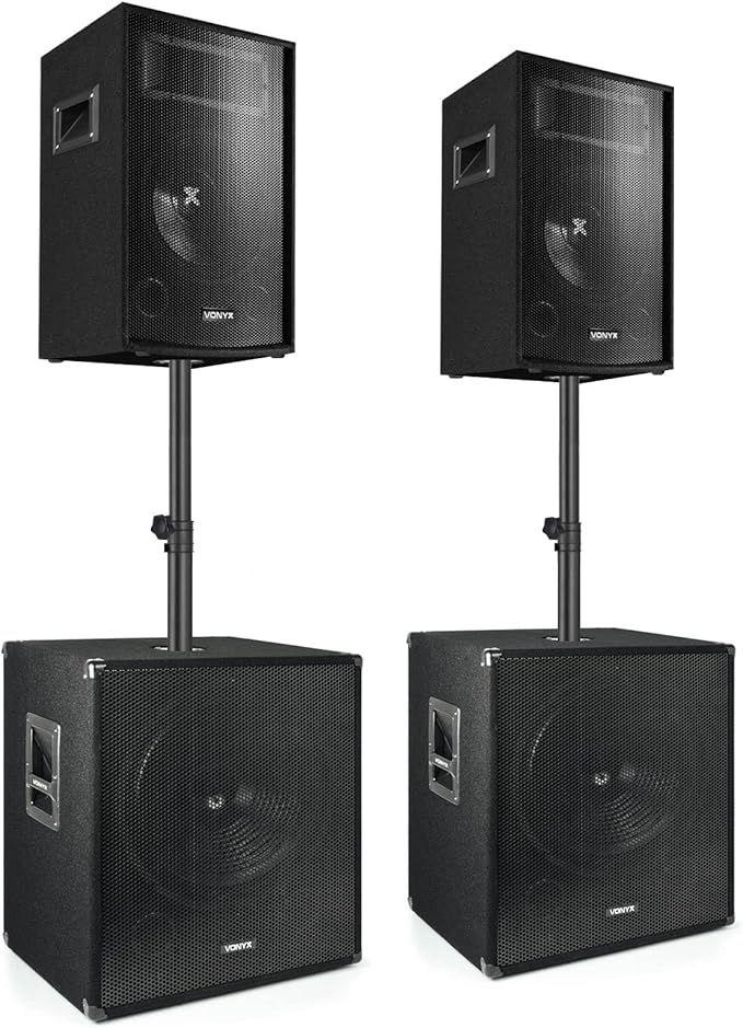 Lautsprecherverleih mieten & vermieten - PA-Lautsprecher-Set passive Musikboxen DJ-Equipment PA-System Partys Gigs und Festivals in Elsdorf (Rheinland)