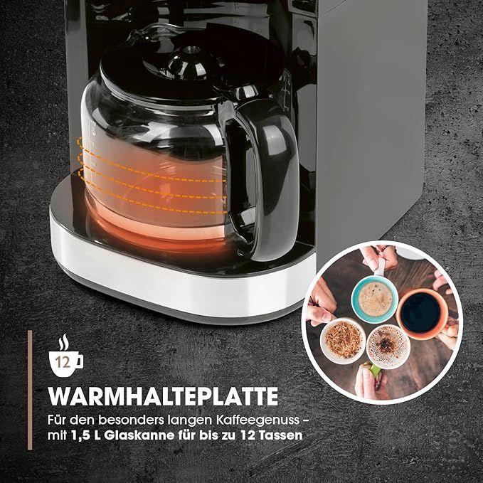 Kaffeemaschinen mieten & vermieten - Filterkaffeemaschine Mahlwerk bis 12 Tassen Kaffeemaschine Kaffeebohnen + Kaffeepulver Tassenwärmer in Elsdorf (Rheinland)
