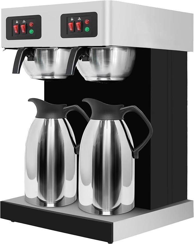 Kaffeemaschinen mieten & vermieten - Filterkaffee Maschine 2 x 2 Liter 3,8 kW inkl. 2 Isolierkannen große Kapazität Filterkaffeemaschine in Elsdorf (Rheinland)