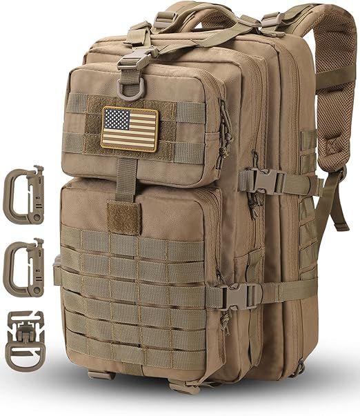 Campingzubehör mieten & vermieten - Trekkingrucksack 40 L Militärischer Taktischer Rucksack US Cooper Rucksack Army Assault Pack 3-Tage in Elsdorf (Rheinland)