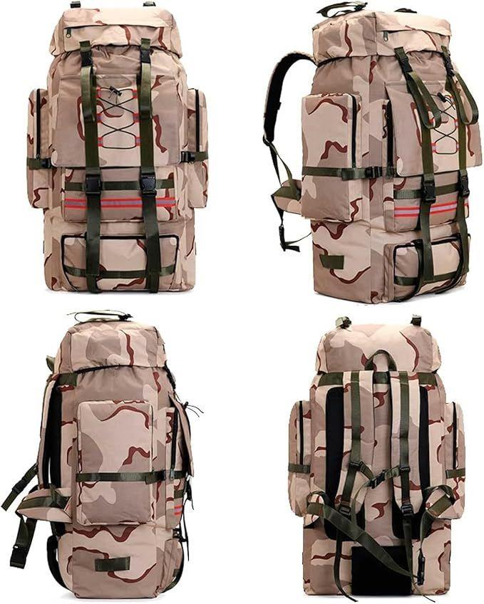 Campingzubehör mieten & vermieten - Wanderrucksack 130 L Reiserucksack gr Kapazität Camping Wandern Überlebensrucksack Trekkingrucksack in Elsdorf (Rheinland)