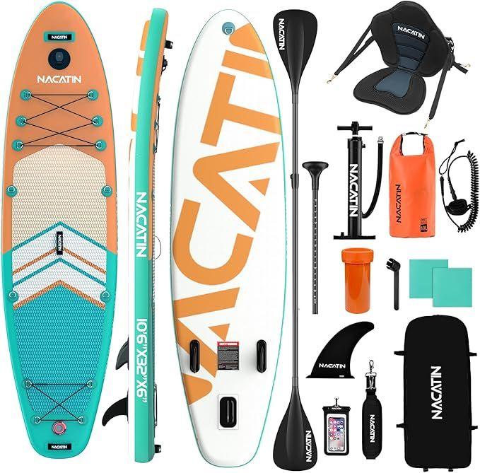 Campingzubehör mieten & vermieten - Stand Up Paddle Board mit Kajak-Umbausatz aufblasbar komplettes SUP-Set für Erwachsene mit Einzel in Elsdorf (Rheinland)