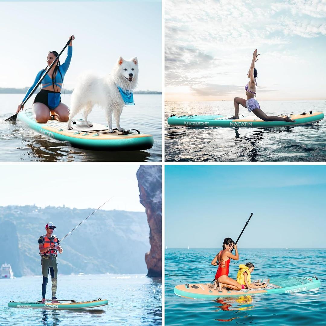 Campingzubehör mieten & vermieten - Stand Up Paddle Board mit Kajak-Umbausatz aufblasbar komplettes SUP-Set für Erwachsene mit Einzel in Elsdorf (Rheinland)
