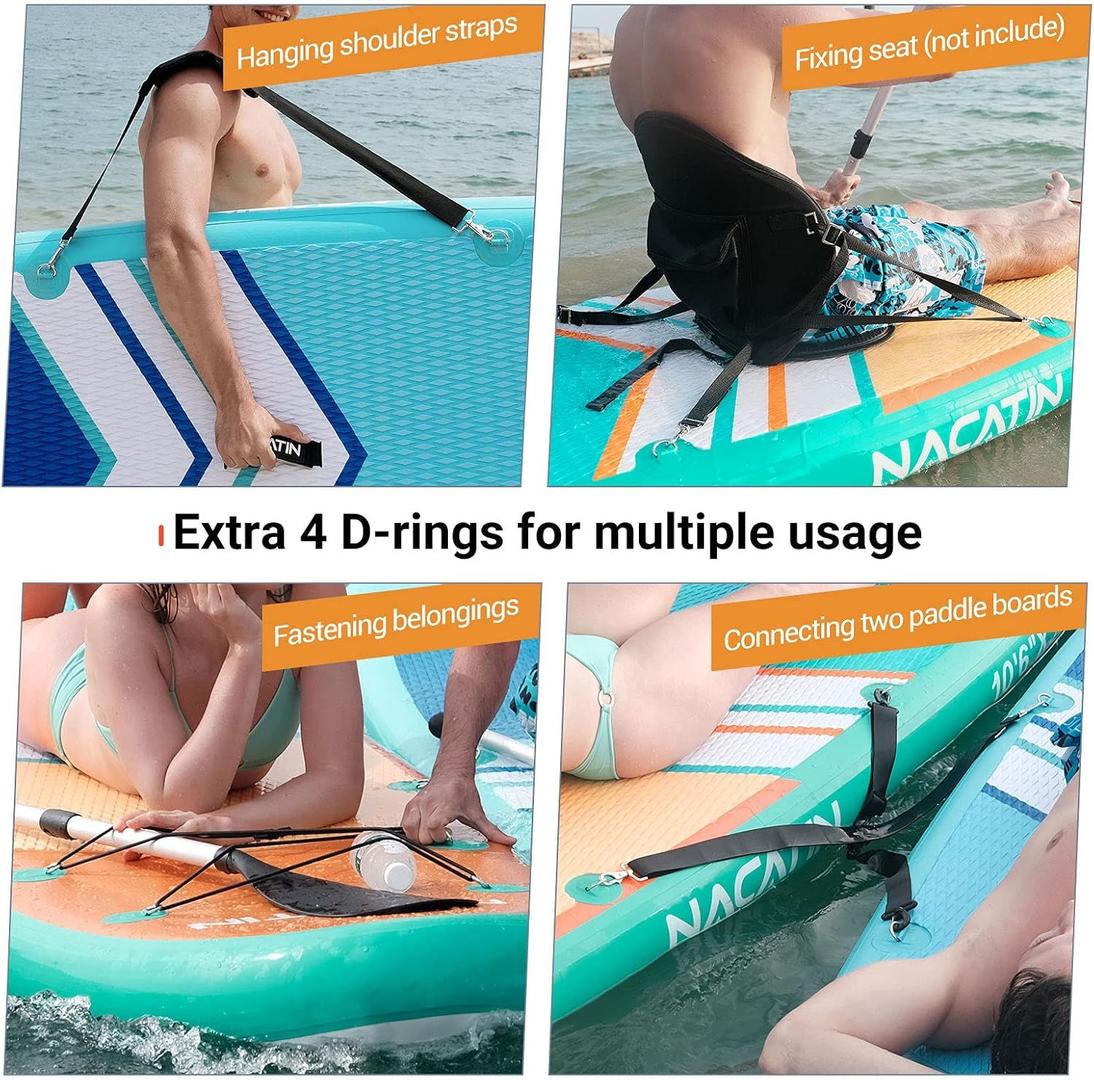 Campingzubehör mieten & vermieten - Stand Up Paddle Board mit Kajak-Umbausatz aufblasbar komplettes SUP-Set für Erwachsene mit Einzel in Elsdorf (Rheinland)