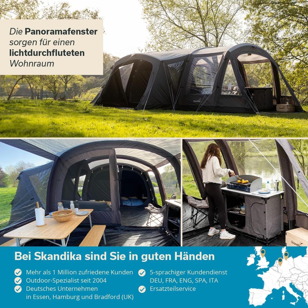Camping Zelte mieten & vermieten - Aufblasbares Zelt Luftzelt Aufblaszelt Familienzelt 6 Personen Sleeper-Technologie 4000 mm in Elsdorf (Rheinland)