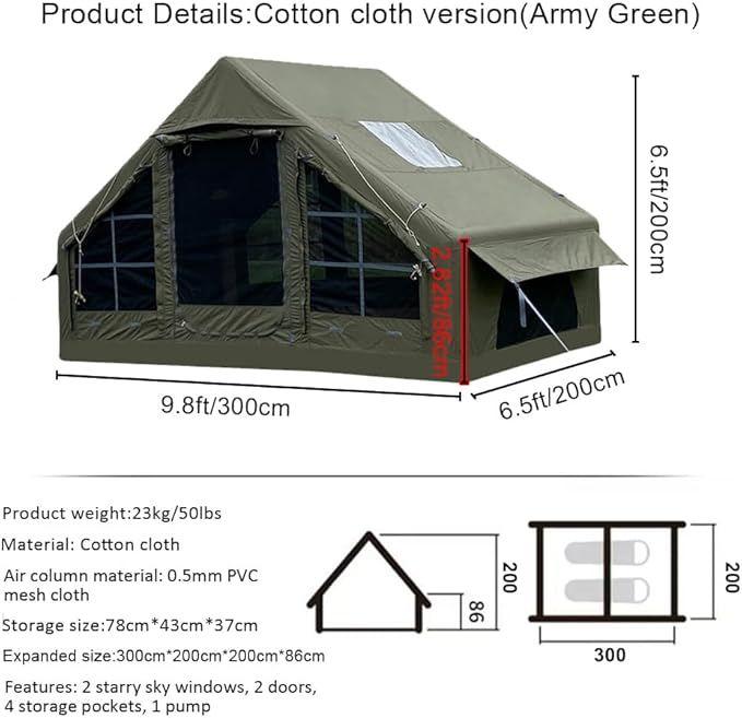 Camping Zelte mieten & vermieten - Sportzelt aufblasbares Zelt Campingzelt wasserdichtes Hauszelt Stehhöhenhaus Wohnzelt Zeltvilla in Elsdorf (Rheinland)