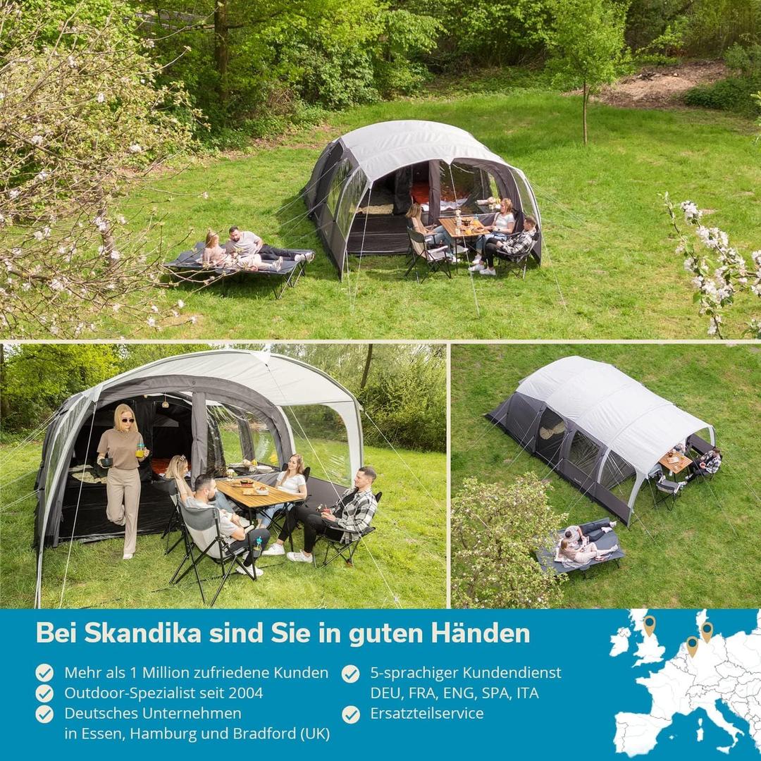 Camping Zelte mieten & vermieten - Luftzelt Aufblaszelt Zelt aufblasbar Familienzelt Campingzelt 6 Personen 8700 x 5300 x 2200 mm in Elsdorf (Rheinland)