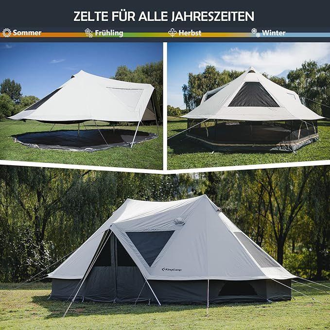 Camping Zelte mieten & vermieten - Glockenzelt Campingzelt Glampingzelt Festivalzelt 970 x 520 x 350 für 6-12 Personen reine Baumwolle in Elsdorf (Rheinland)