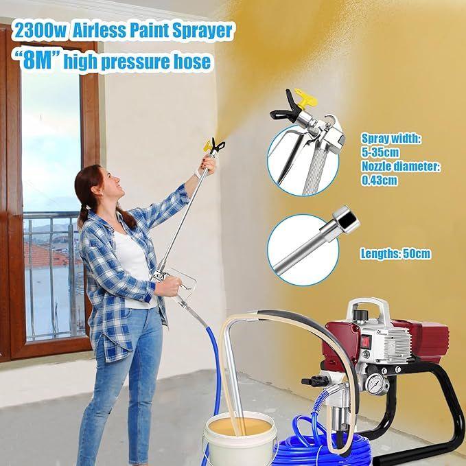 Malerzubehör mieten & vermieten - Spritzpistole Airless-Hochdrucksprühgerät Wandfarbsprühgerät Spitzgerät Sprühgerät 2300 W 2,3 l/min in Elsdorf (Rheinland)