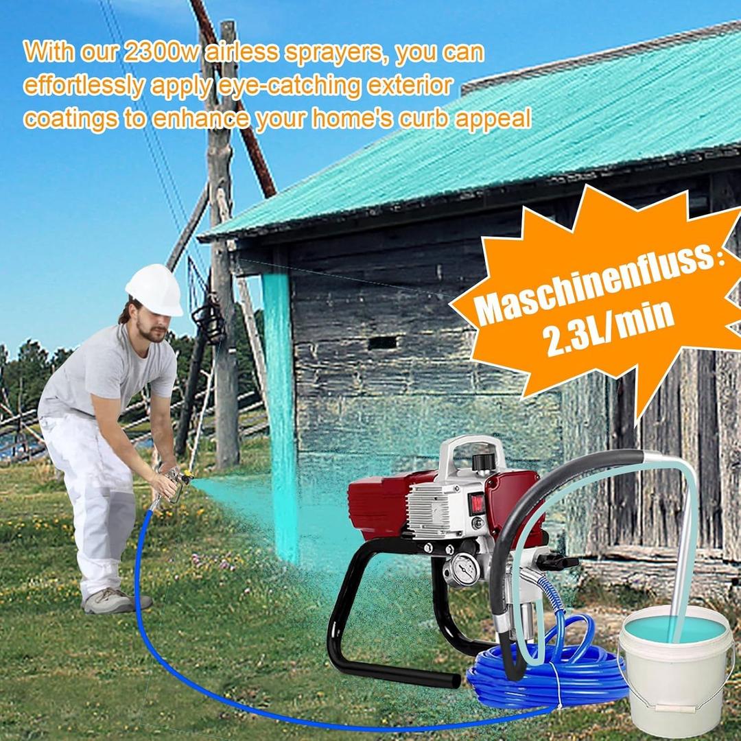 Malerzubehör mieten & vermieten - Spritzpistole Airless-Hochdrucksprühgerät Wandfarbsprühgerät Spitzgerät Sprühgerät 2300 W 2,3 l/min in Elsdorf (Rheinland)
