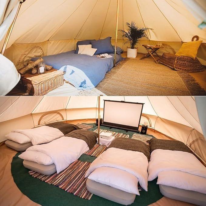Camping Zelte mieten & vermieten - Glockenzelt 5 m Jurte Luxus Glamping Familien-Camping Baumwoll-Canvas im Freien wasserdicht in Elsdorf (Rheinland)