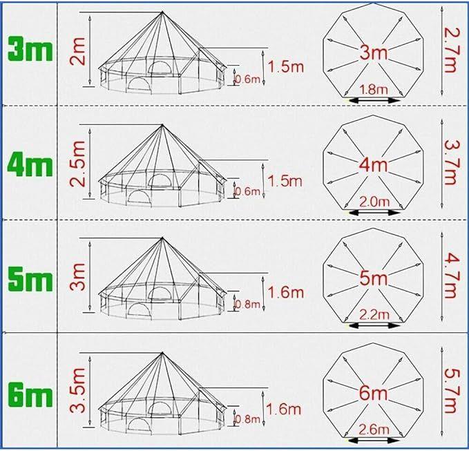 Camping Zelte mieten & vermieten - Glockenzelt 5 m Jurte Luxus Glamping Familien-Camping Baumwoll-Canvas im Freien wasserdicht in Elsdorf (Rheinland)