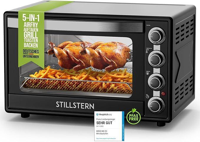 Grill & Ofen mieten & vermieten - Minibackofen Hähnchengrill Drehspieß Toaster Grill Pizzaofen mit Umluft 60L Antihaftbeschichtung in Elsdorf (Rheinland)