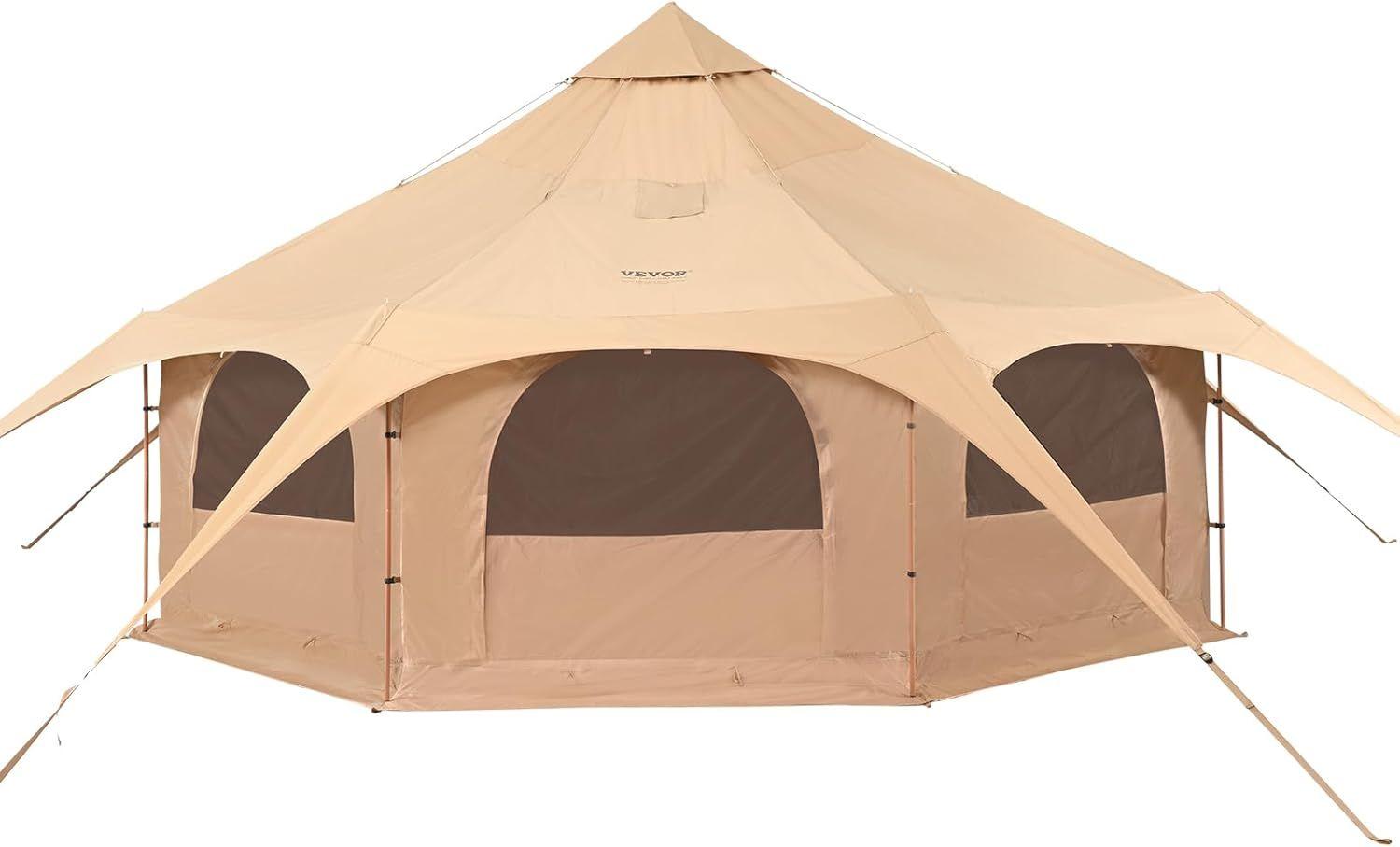 Camping Zelte mieten & vermieten - Canvas-Zelt Glockenzelt Jurtenzelt 5 x 5 x 2,8 m bis zu 10 Personen in Elsdorf (Rheinland)