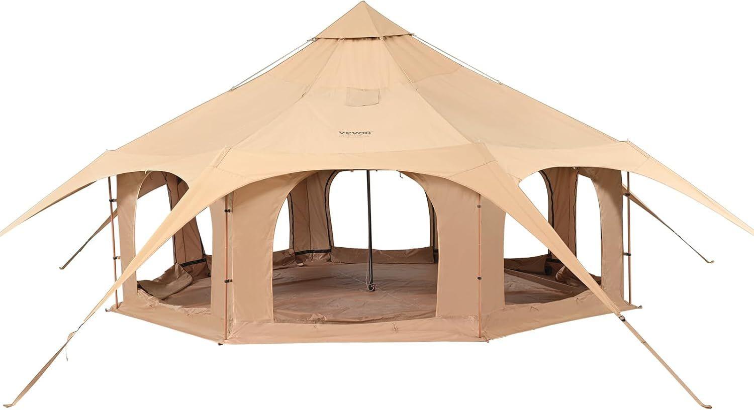Camping Zelte mieten & vermieten - Canvas-Zelt Glockenzelt Jurtenzelt 5 x 5 x 2,8 m bis zu 10 Personen in Elsdorf (Rheinland)