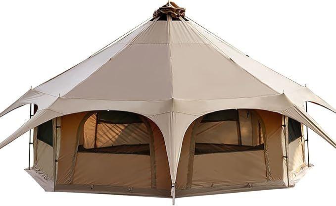 Camping Zelte mieten & vermieten - Familiencampingzelt Jurtenzelt Glockenzelt luxus wasserdichtes Baumwoll Leinwand Glockenzelt 8 P in Elsdorf (Rheinland)