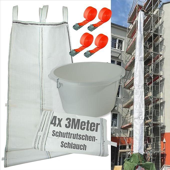 Schuttrutsche mieten & vermieten - Bauschuttentsorgung Bauschuttrutsche Schuttrutsche 12 m flexibel 4 x 3 m Schläuche in Elsdorf (Rheinland)