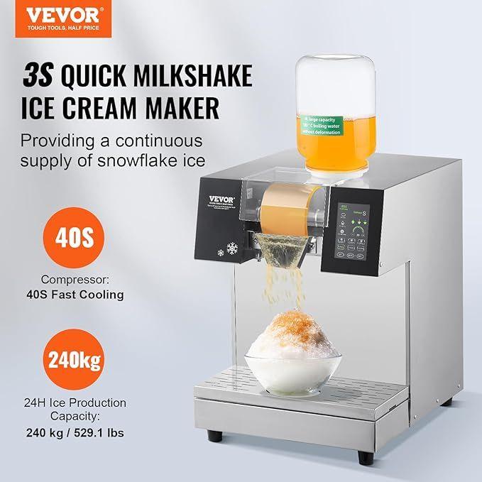 Softeismaschine mieten & vermieten - Schneeflocken-Eisbereiter Milchshake Softeis 240 kg/24h Edelstahl-Eisrasierer Schneekegel-Make in Elsdorf (Rheinland)