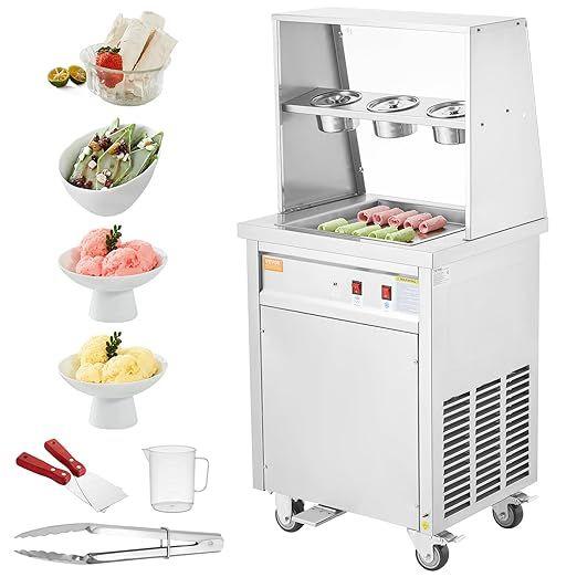 Softeismaschine mieten & vermieten - Eismaschine zum Frittieren Eisbereiter von Eisrollen quadratische 14 x 14 Zoll große Pfanne in Elsdorf (Rheinland)