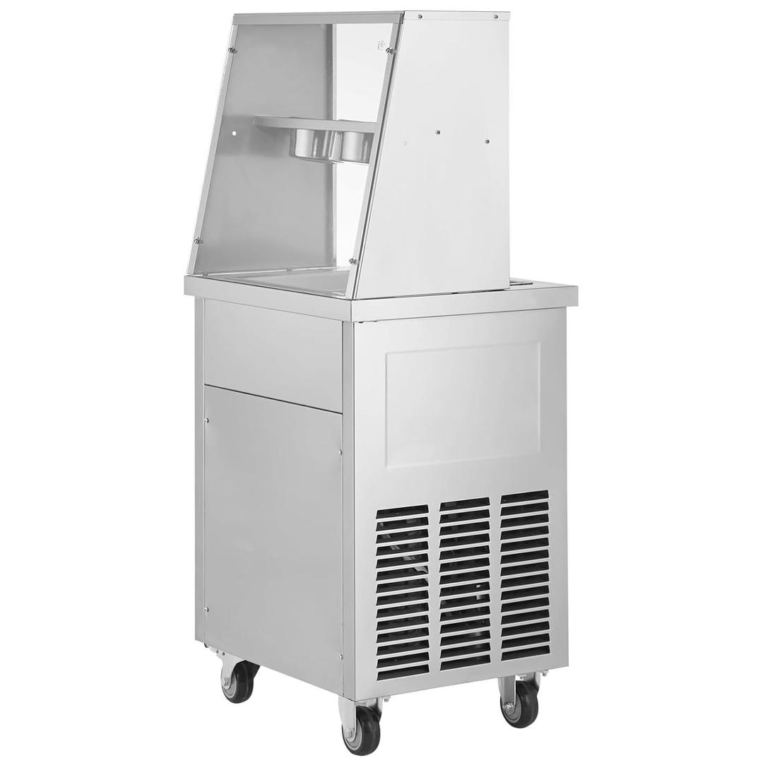 Softeismaschine mieten & vermieten - Eismaschine zum Frittieren Eisbereiter von Eisrollen quadratische 14 x 14 Zoll große Pfanne in Elsdorf (Rheinland)