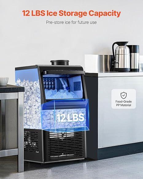 Eiswürfelmaschine mieten & vermieten - Gewerblicher Eiswürfelbereiter 45 kg/Tag Eiswürfel 6 kg Speicherkapazität 36 Eiswürfel 15 Minuten in Elsdorf (Rheinland)