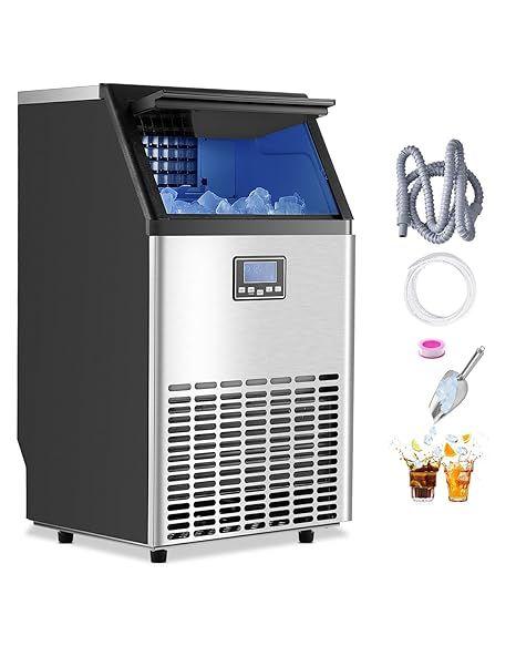 Eiswürfelmaschine mieten & vermieten - Eiswürfelmaschine gewerblich Eiswürfelbereiter Eismaschine 50 kg/Tag 17 kg Speicherkapazität 45 in Elsdorf (Rheinland)