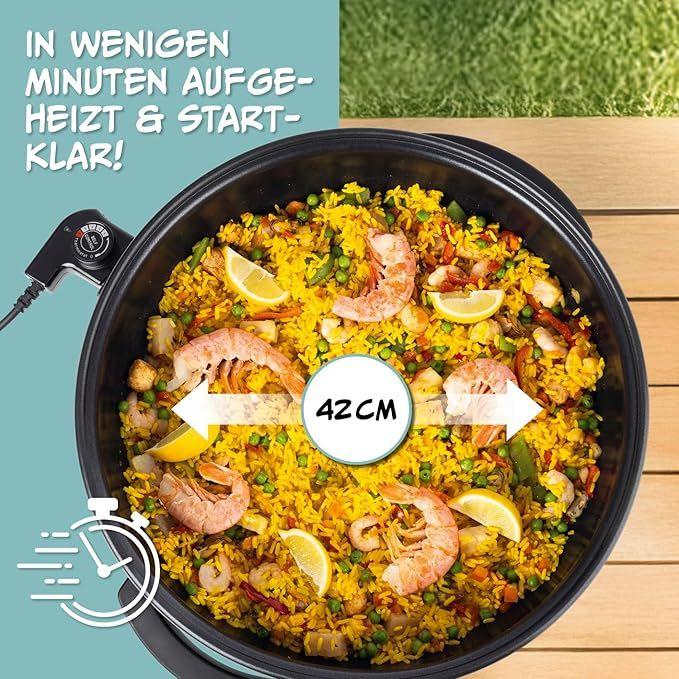 Koch- & Backgeräte mieten & vermieten - Multifunktionspfanne Tischpfanne Bratpfanne Gourmetpfanne Paellapfanne WOK-Pfanne Pizzapfanne in Elsdorf (Rheinland)