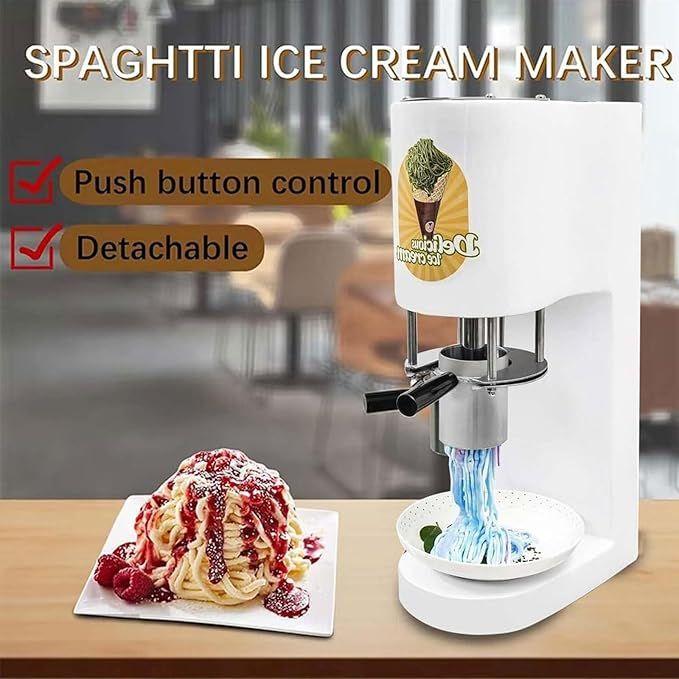 Softeismaschine mieten & vermieten - Spaghettieis Maschine Nudeleis Maschine Softeis 80 W Eismaschine für professionelles Spaghettieis in Elsdorf (Rheinland)