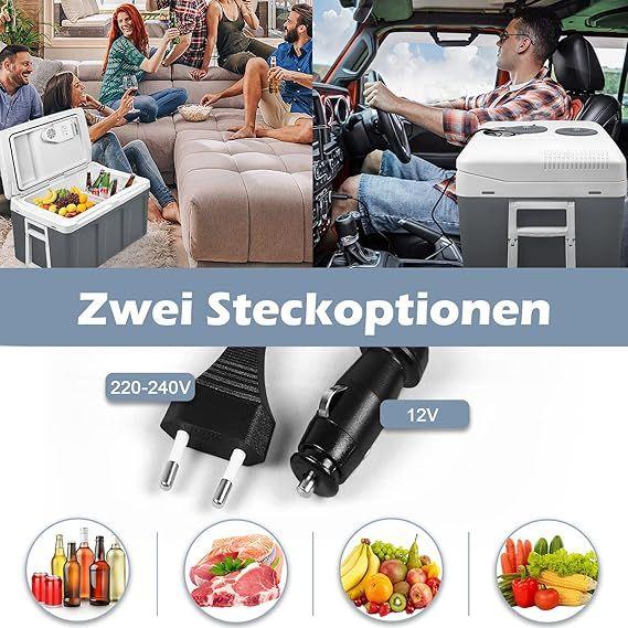 Campingzubehör mieten & vermieten - Kühlbox 48 L mit Rollen tragbarer Mini Kühlschrank 12V 220V thermoelektrische Kühlbox mit Kühl- und in Elsdorf (Rheinland)