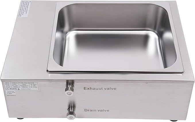 Koch- & Backgeräte mieten & vermieten - Schokoladenschmelztopf 1000 Watt 0-95 °C einstellbar kommerzieller 8kg Schokoladenbrunnen Wasserbad in Elsdorf (Rheinland)