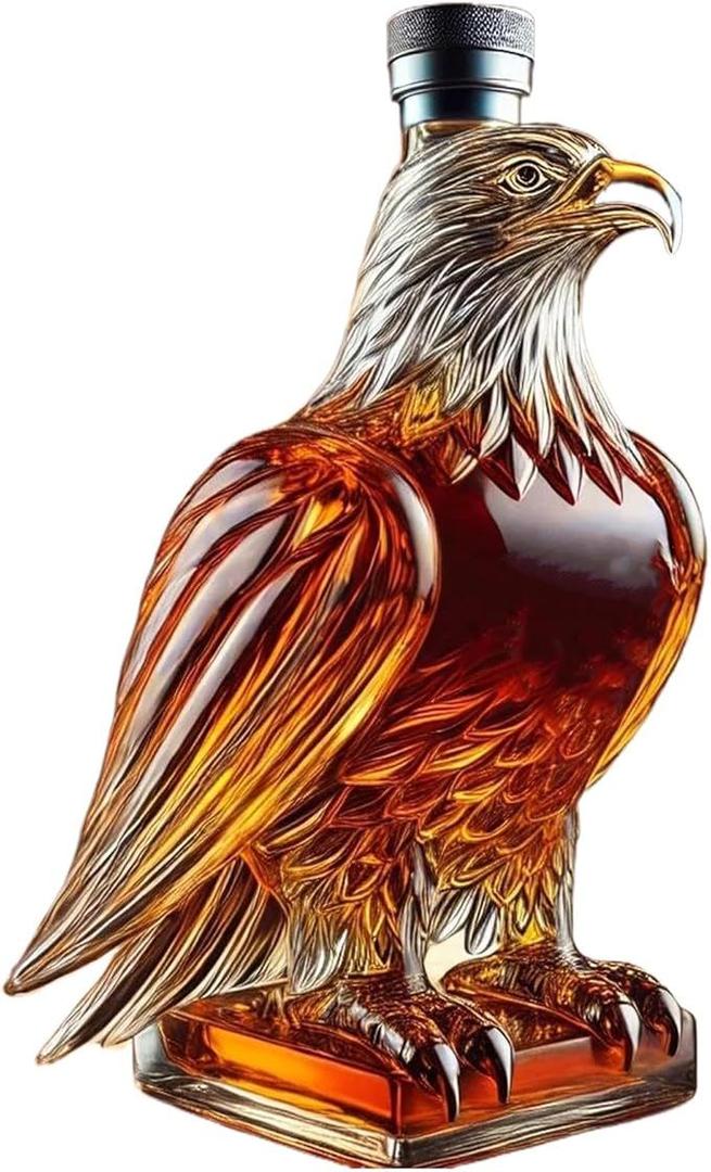 Tischdekoration mieten & vermieten - Whiskyflasche Adler Eagle Whisky-Dekanter Tischdekor Dekoration Whisky Eagle Glas-Dekanter in Elsdorf (Rheinland)
