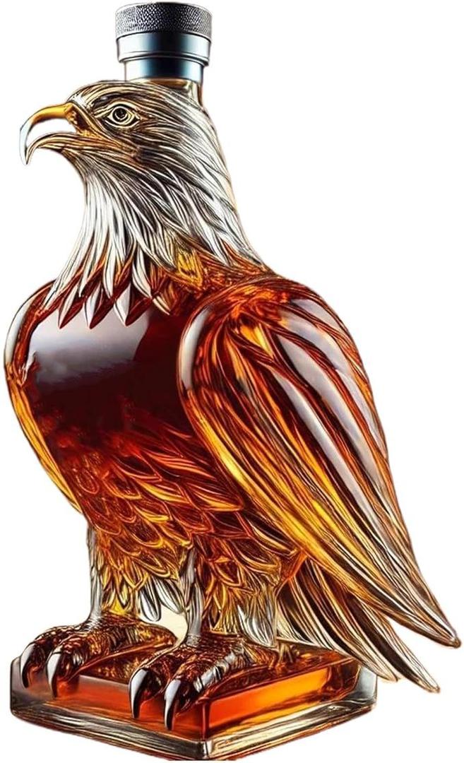Tischdekoration mieten & vermieten - Whiskyflasche Adler Eagle Whisky-Dekanter Tischdekor Dekoration Whisky Eagle Glas-Dekanter in Elsdorf (Rheinland)