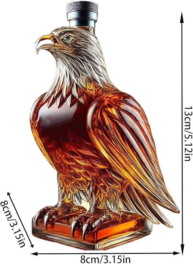 Tischdekoration mieten & vermieten - Whiskyflasche Adler Eagle Whisky-Dekanter Tischdekor Dekoration Whisky Eagle Glas-Dekanter in Elsdorf (Rheinland)