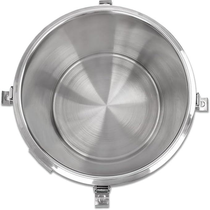 Buffetzubehör mieten & vermieten - Thermobehälter Entlüftung Edelstahl mit 21 L Gesamtvolumen doppelwandig isoliert Transportbehälter in Elsdorf (Rheinland)