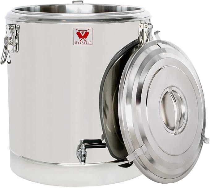 Catering mieten & vermieten - Speisetransportbehälter Transport-Thermobehälter 52,5 L mit Ablasshahn Speisen Getränke Gastro in Elsdorf (Rheinland)