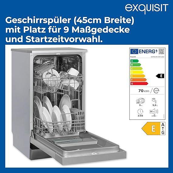 Geschirrspüler mieten & vermieten - Geschirrspüler Spülmaschine Geschirrspülmaschine 45 cm 9 Maßgedecke 9 Liter Startzeitvorwahl Power in Elsdorf (Rheinland)