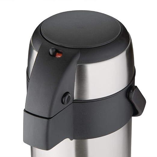 Bar Theke mieten & vermieten - Teekanne Pumpkanne Kaffeekanne Thermoskanne Isolierkanne Airpot 5L 445 x 172 mm Edelstahl Infuser in Elsdorf (Rheinland)