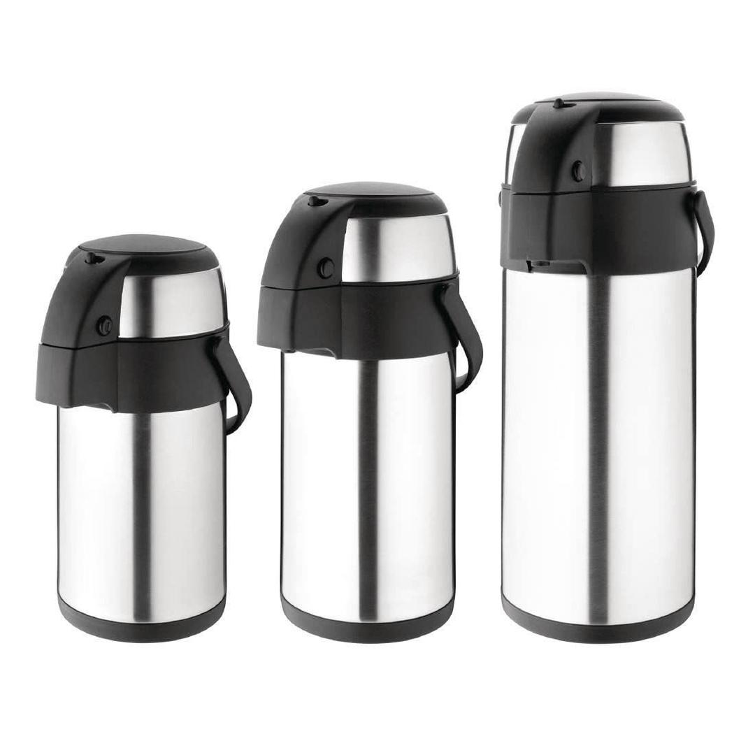 Bar Theke mieten & vermieten - Teekanne Pumpkanne Kaffeekanne Thermoskanne Isolierkanne Airpot 5L 445 x 172 mm Edelstahl Infuser in Elsdorf (Rheinland)