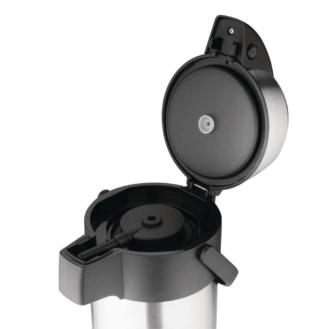 Bar Theke mieten & vermieten - Teekanne Pumpkanne Kaffeekanne Thermoskanne Isolierkanne Airpot 5L 445 x 172 mm Edelstahl Infuser in Elsdorf (Rheinland)