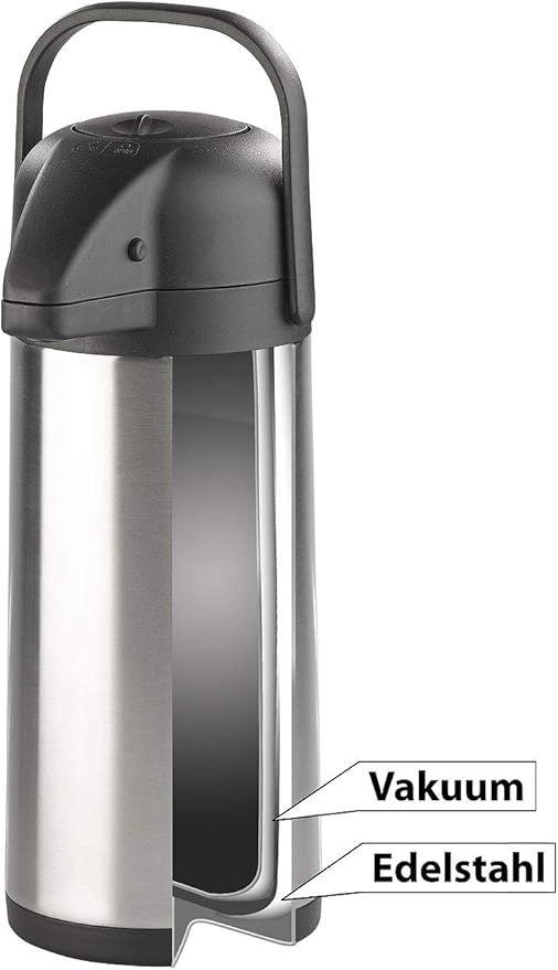 Bar Theke mieten & vermieten - Vakuumisolierkanne 2 x 5 L Isolierkanne Pumpkanne 2er-Set Kaffeekanne doppelwandig mit Pumpsystem in Elsdorf (Rheinland)
