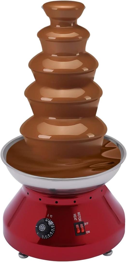 Schokobrunnen mieten & vermieten - Schokobrunnen Profi Schokoladenbrunnen Schokoschmelze Schokoladenschmelze 3500 g Edelstahl 5 Ebenen in Elsdorf (Rheinland)