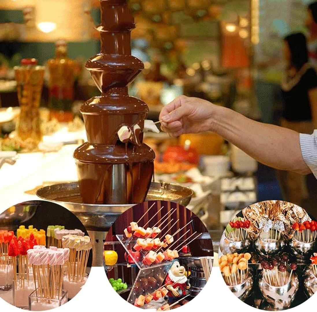Schokobrunnen mieten & vermieten - Schokoladenbrunnen 7 Ebenen Schokobrunnen Schokofontäne elektrisch 330W Party Hochzeit 43x43x103 in Elsdorf (Rheinland)