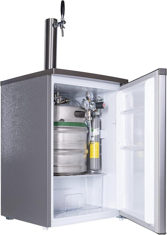 Zapfanlage mieten & vermieten - Zapfanlage Bierzapfanlage Silber max. 30 L Fässer mit Zapfsäule Uhr Co² Keg Profigerät Gastro in Elsdorf (Rheinland)