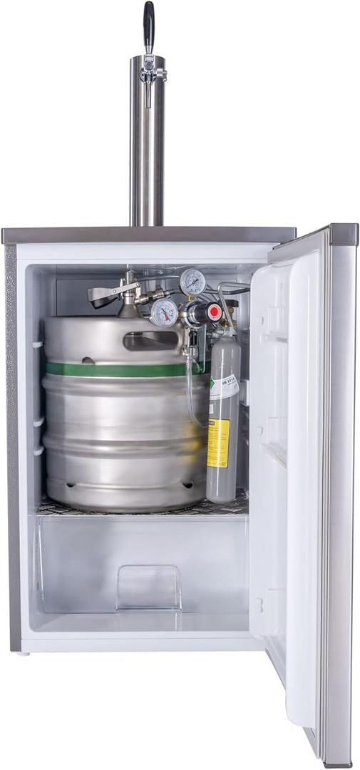 Zapfanlage mieten & vermieten - Zapfanlage Bierzapfanlage Silber max. 30 L Fässer mit Zapfsäule Uhr Co² Keg Profigerät Gastro in Elsdorf (Rheinland)
