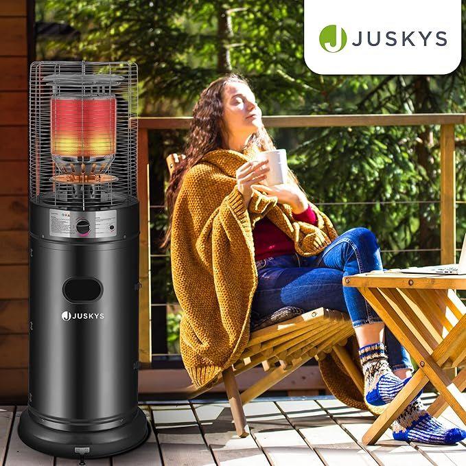 Heizstrahler & Heizpilz mieten & vermieten - Outdoor-Heizstrahler 11 kW Gasbrenner Terrassenheizer Gasbetrieb Terrasse Balkon Garten 5+11 L Gas in Elsdorf (Rheinland)