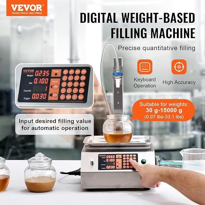 Buffetzubehör mieten & vermieten - Abfüllmaschine 17 l/min Flüssigkeitsabfüllmaschine 30–15.000 g pro Abfüllung Flaschenabfüllmaschine in Elsdorf (Rheinland)