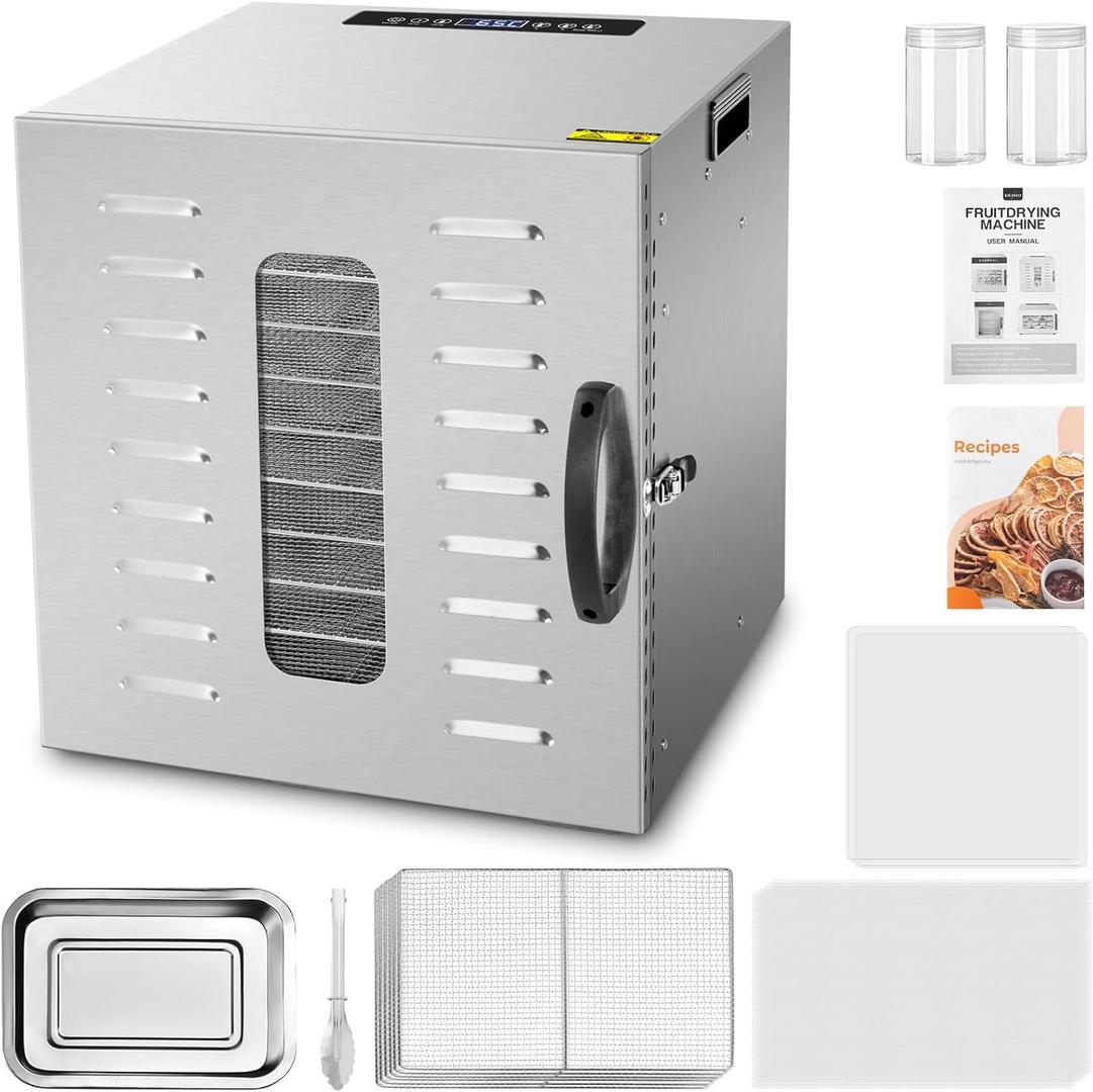 Buffetzubehör mieten & vermieten - Dörrgerät Dörrautomat trocknen Obst Früchten Gemüse u.a. Edelstahl 1000 Watt 10 Stufen mit 30-90°C in Elsdorf (Rheinland)